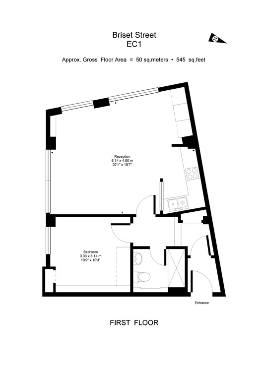 Briset Street, Clerkenwell, London, EC1M floorplan
