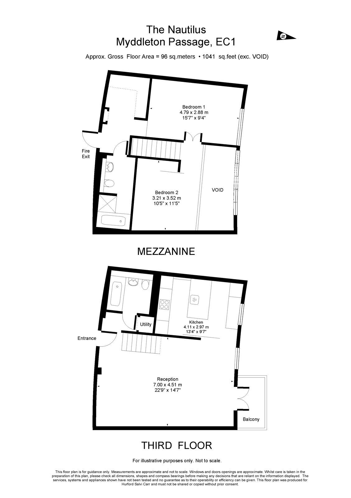Myddelton Passage, Clerkenwell, London, EC1R floorplan