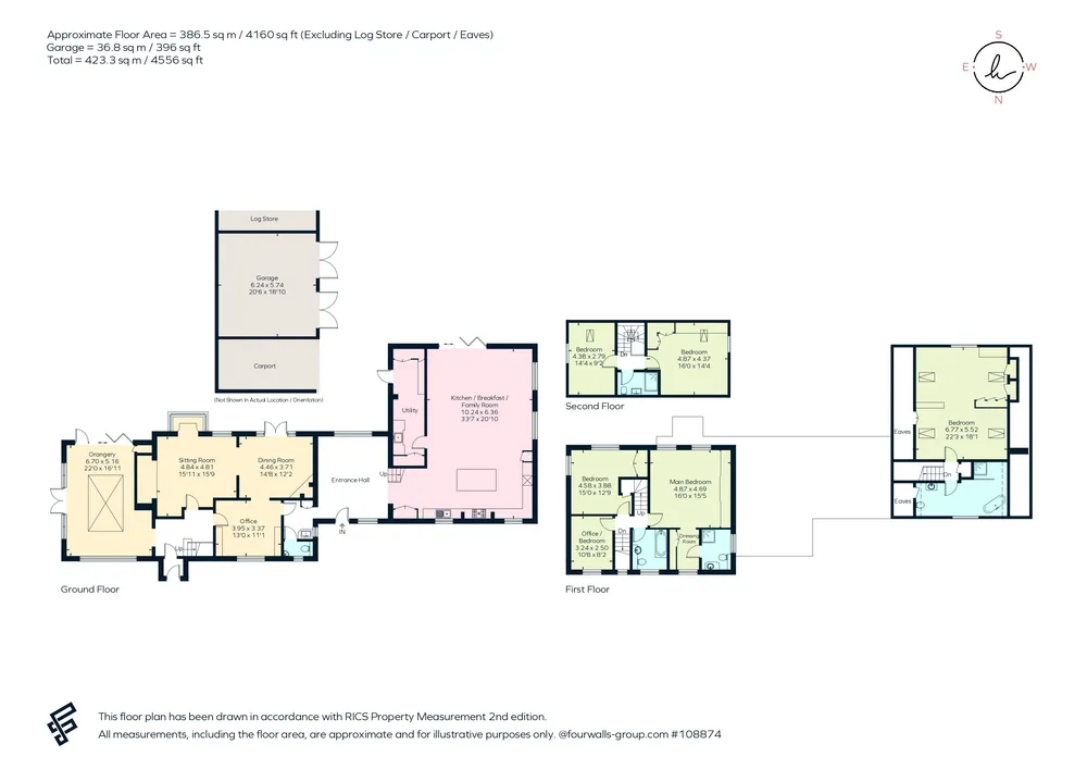 Floorplan for Long Lane, Bovingdon, Hemel Hempstead, HP3
