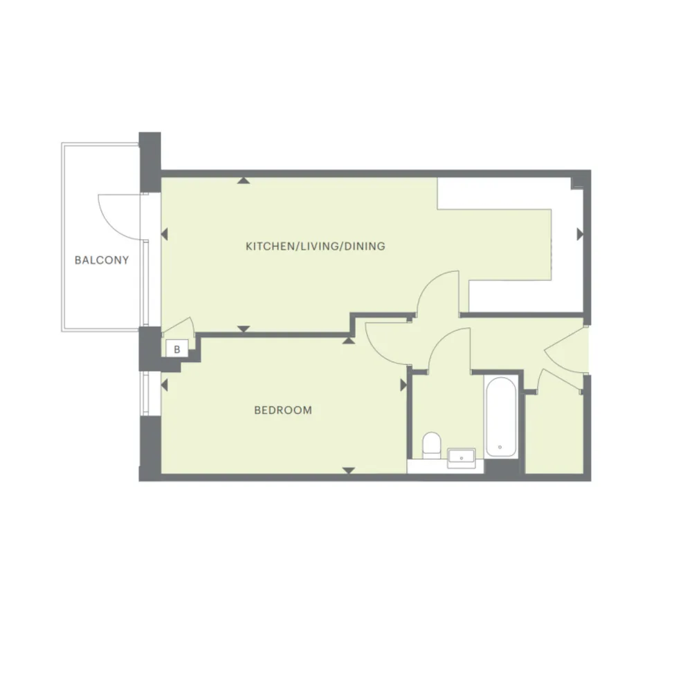 Floorplan for Plot 568 Station Approach, South Oxhey, WD19