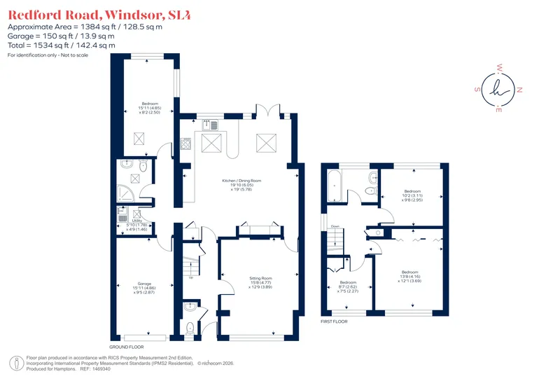 Floorplan 1 for Redford Road, Windsor, SL4