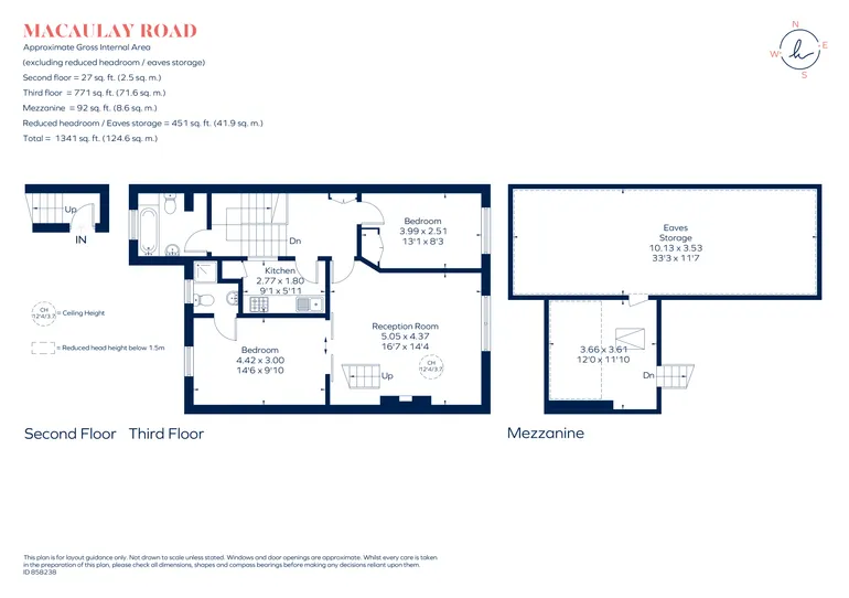 Floorplan 1 for Macaulay Road London SW4