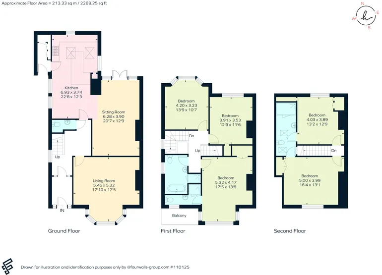 Floorplan 1 for Pembroke Crescent, Hove, BN3