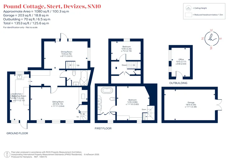 Floorplan 1 for Stert, Devizes, SN10