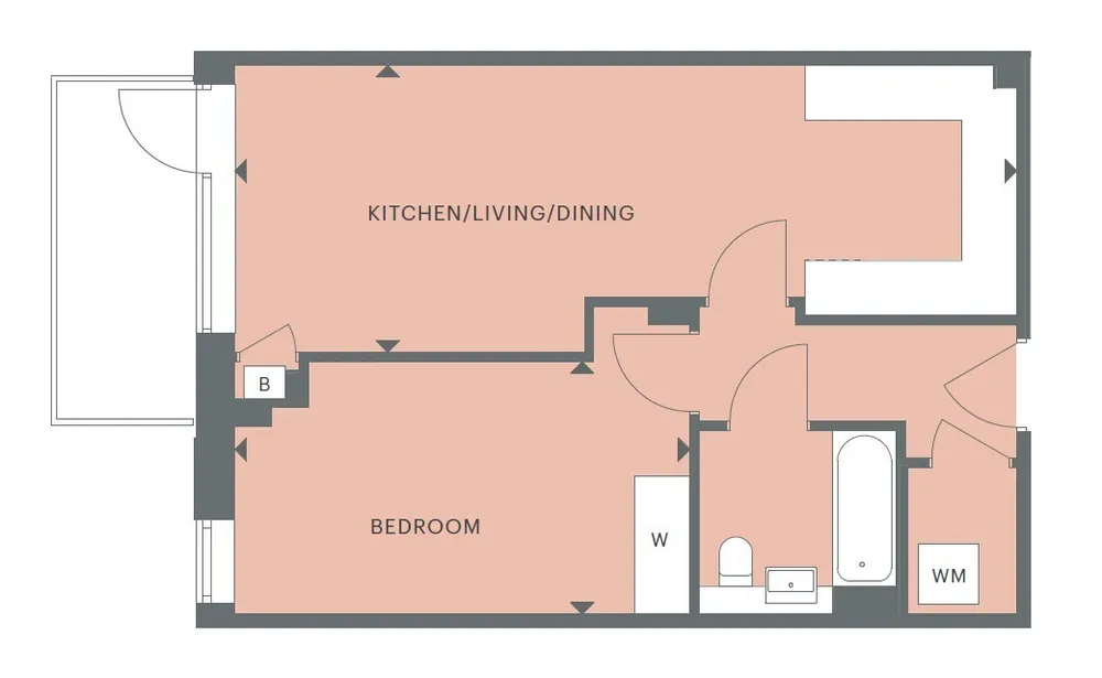 Floorplan for Plot 467 Station Approach, South Oxhey, WD19