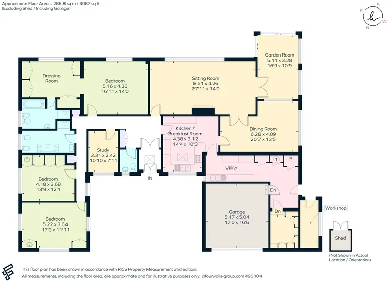 Floorplan 1 for Spinney Lane, Itchenor, PO20