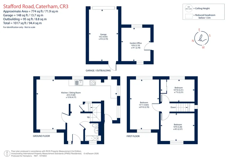 Floorplan 1 for Stafford Road, Caterham, CR3