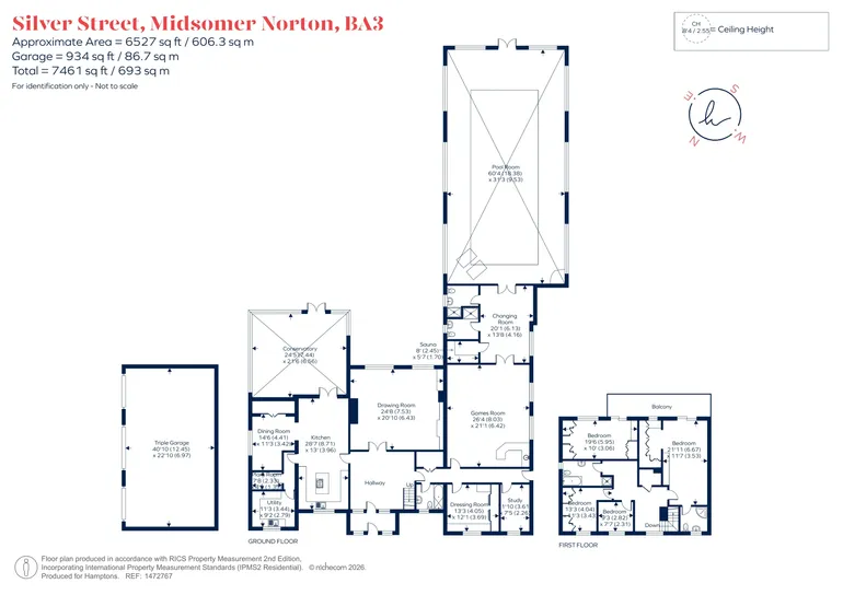 Floorplan 1 for Silver Street, Midsomer Norton, BA3
