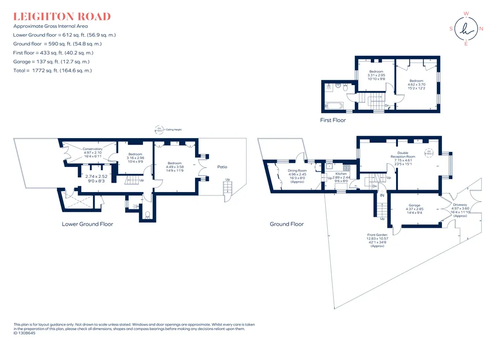 Floorplan for Leighton Road, London, NW5