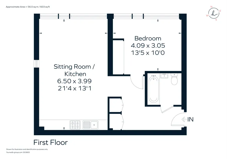 Floorplan 1 for Gabriel Square, St. Albans, AL1