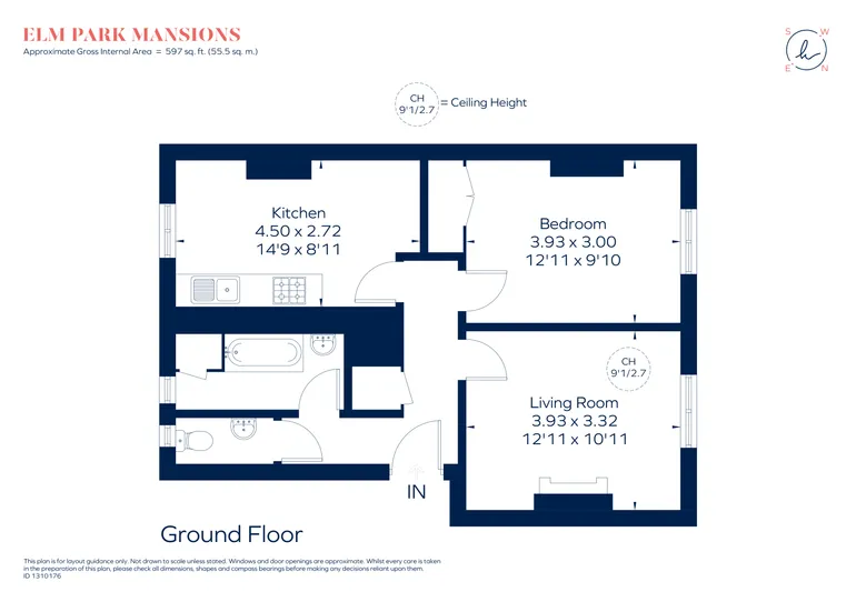 Floorplan 1 for Park Walk, London, SW10