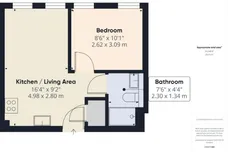 404 Clifton House, Broadway, Peterborough floorplan 1 out of 1