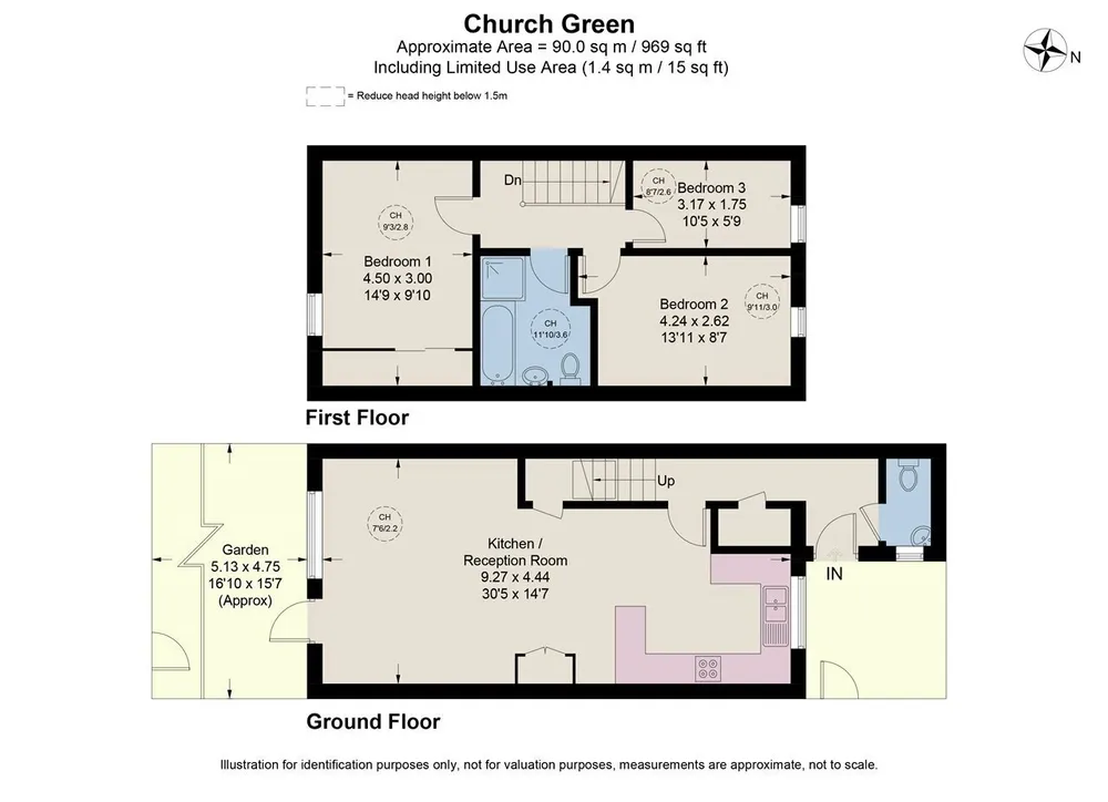 Floorplan for Church Green, London, SW9