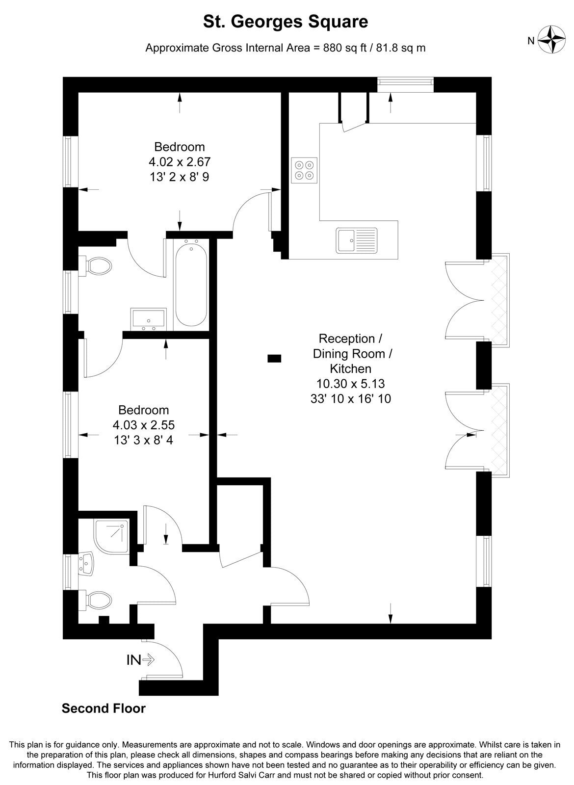 St Georges Square, London, E14 floorplan