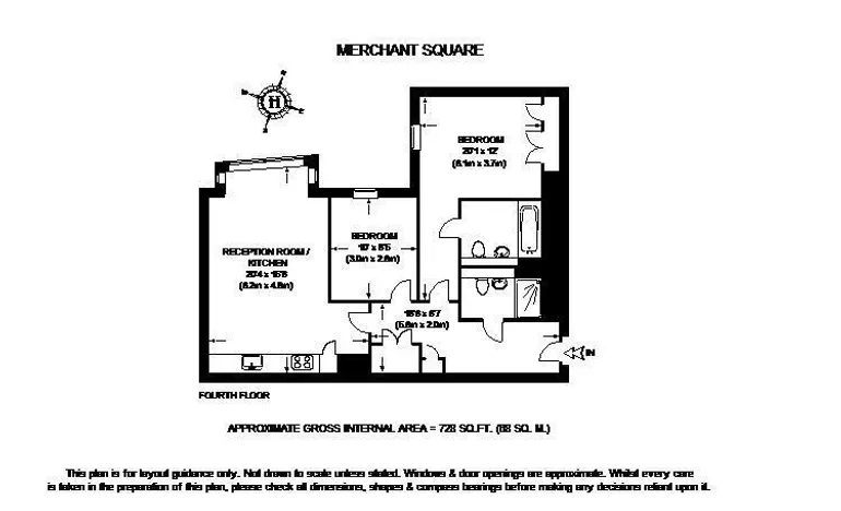 Floorplan 1 for Merchant Square East London W2