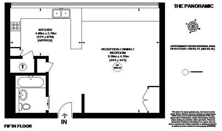 Floorplan 1 for Grosvenor Road Pimlico SW1V
