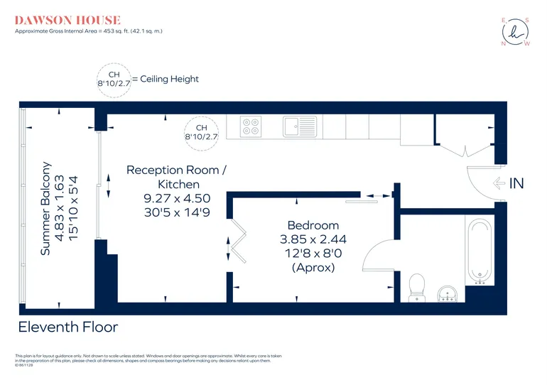 Floorplan 1 for Circus Road West London SW11