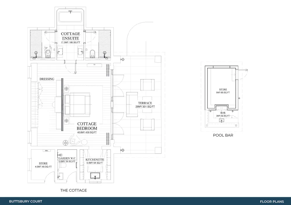 Floorplan for Buttsbury Court, Polo Ridge, St. James, Barbados