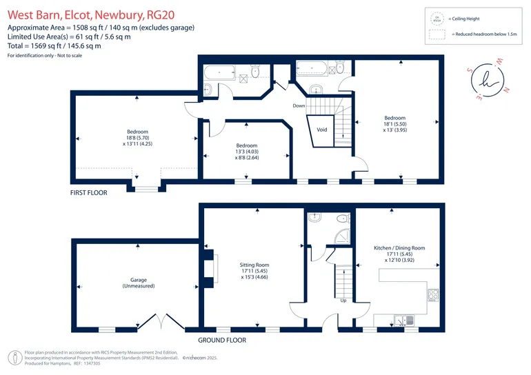Floorplan 1 for Elcot, Newbury, RG20