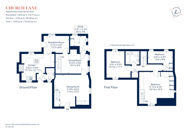 Floorplan 1 for Church Lane, Barford, CV35