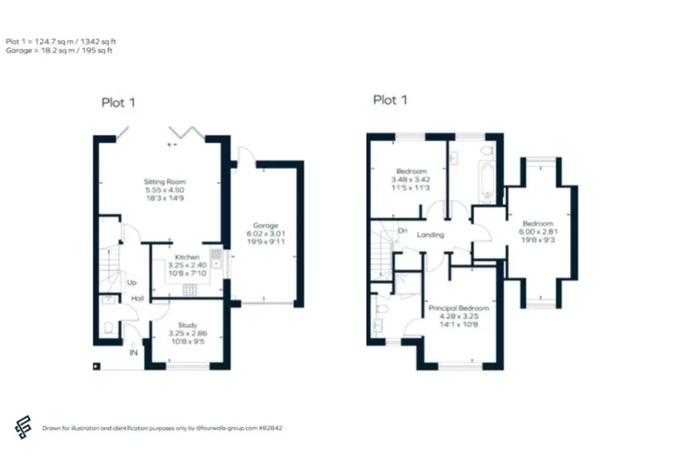 Floorplan 1 for Bowling Alley, Crondall Farnham, GU10