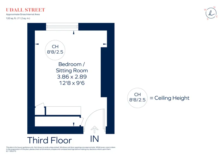 Floorplan 1 for Udall Street London SW1P