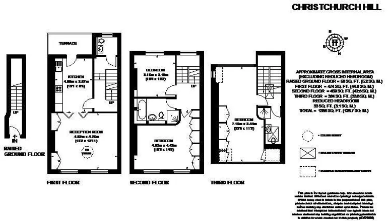 Floorplan 1 for Christchurch Hill Hampstead NW3