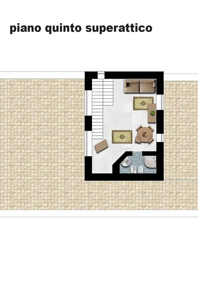 Floorplan for Via Locri - Roma - Lazio
