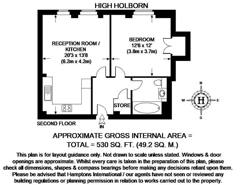 Floorplan 1 for High Holborn London WC1V
