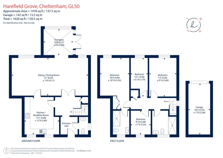 Floorplan 1 for Harefield Grove, Cheltenham, GL50