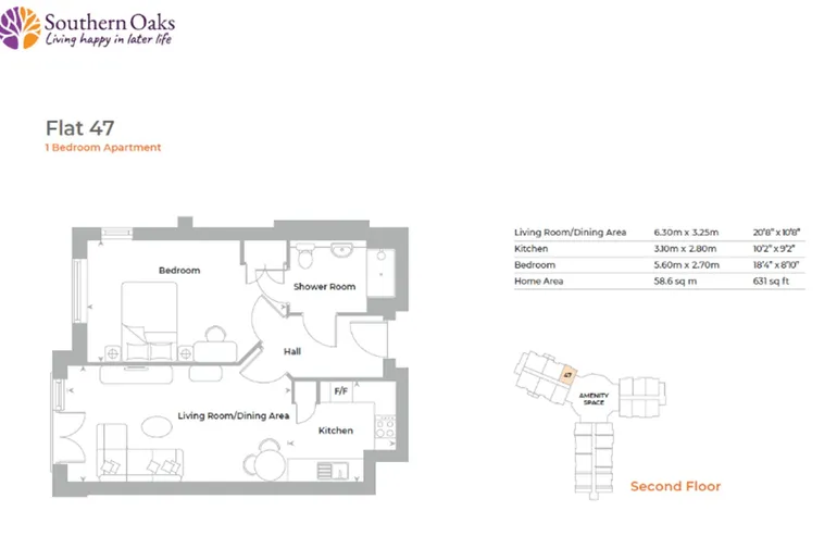 Floorplan 1 for Old Schools Lane, Epsom, KT17