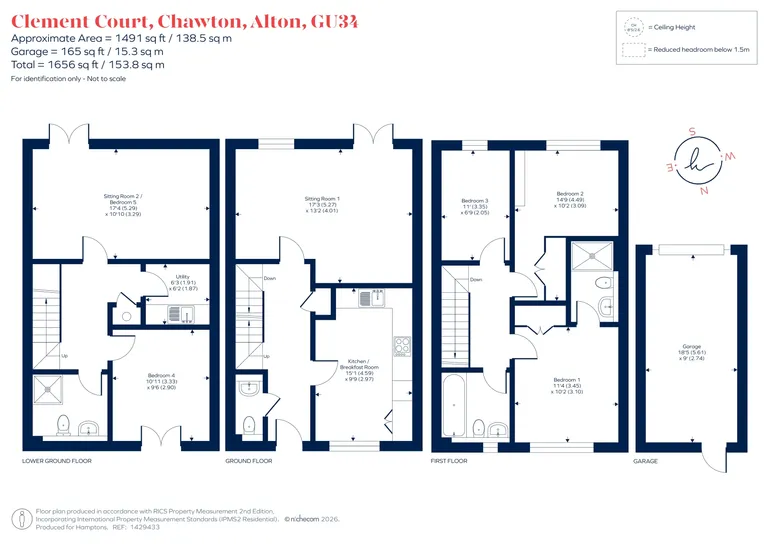 Floorplan 1 for Clement Court, Alton, GU34