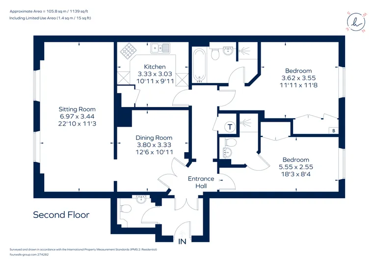 Floorplan 1 for Cavendish Road, Bath, BA1