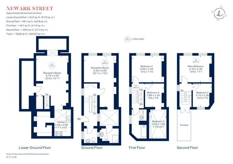 Floorplan 1 for Newark Street, London, E1