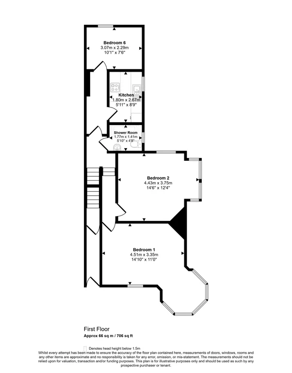 Floorplan 3 for Abingdon Road, Oxford, OX1