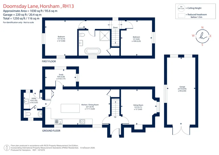 Floorplan 1 for Coolhurst Doomsday Lane RH13