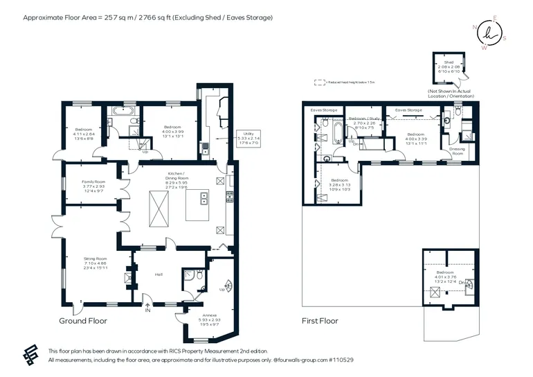 Floorplan 1 for Balchins Lane, Dorking, RH4