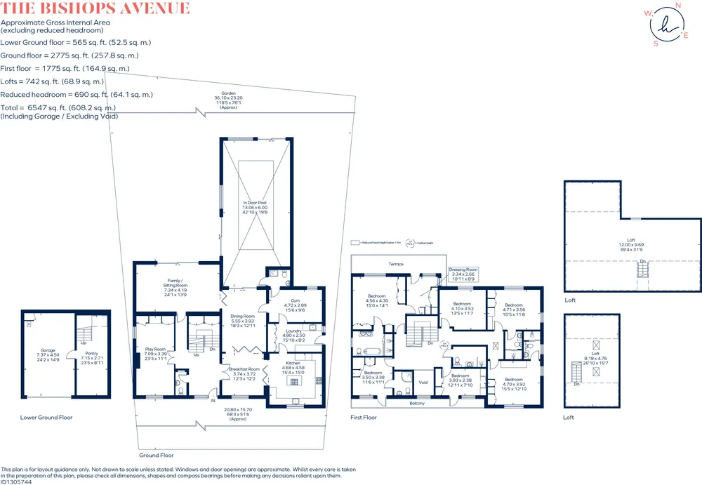 Floorplan for 16A The Bishops Avenue, London, N2