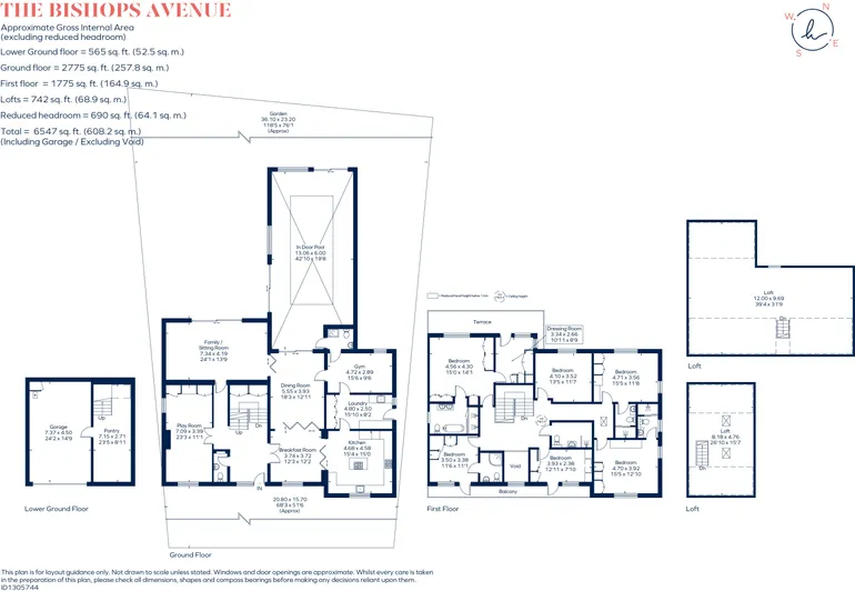 Floorplan 1 for 16A The Bishops Avenue, London, N2