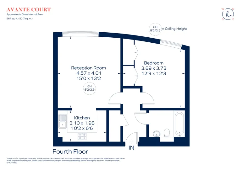 Floorplan 1 for The Bittoms, Kingston Upon Thames, KT1