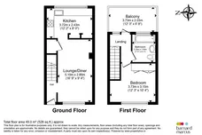 Devonport Road, London floorplan 2 out of 2