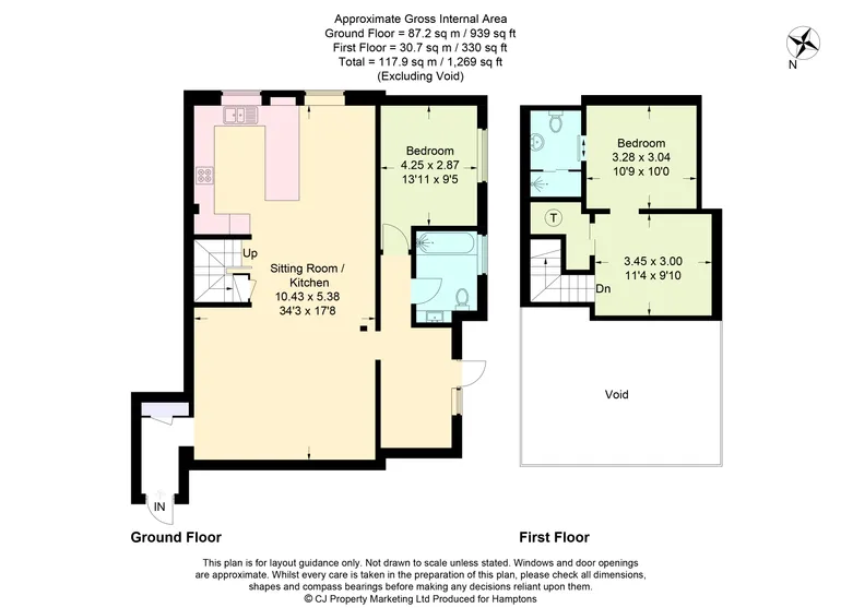 Floorplan 1 for Waterside, Chesham, HP5