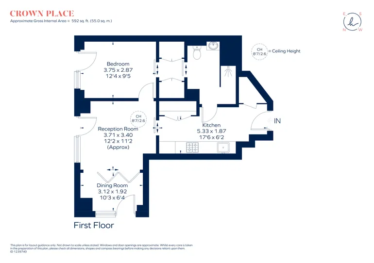 Floorplan 1 for Sun Street London EC2A