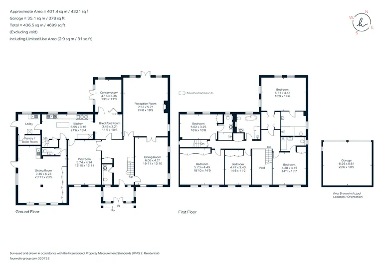 Floorplan 1 for Heath Rise, Virginia Water GU25
