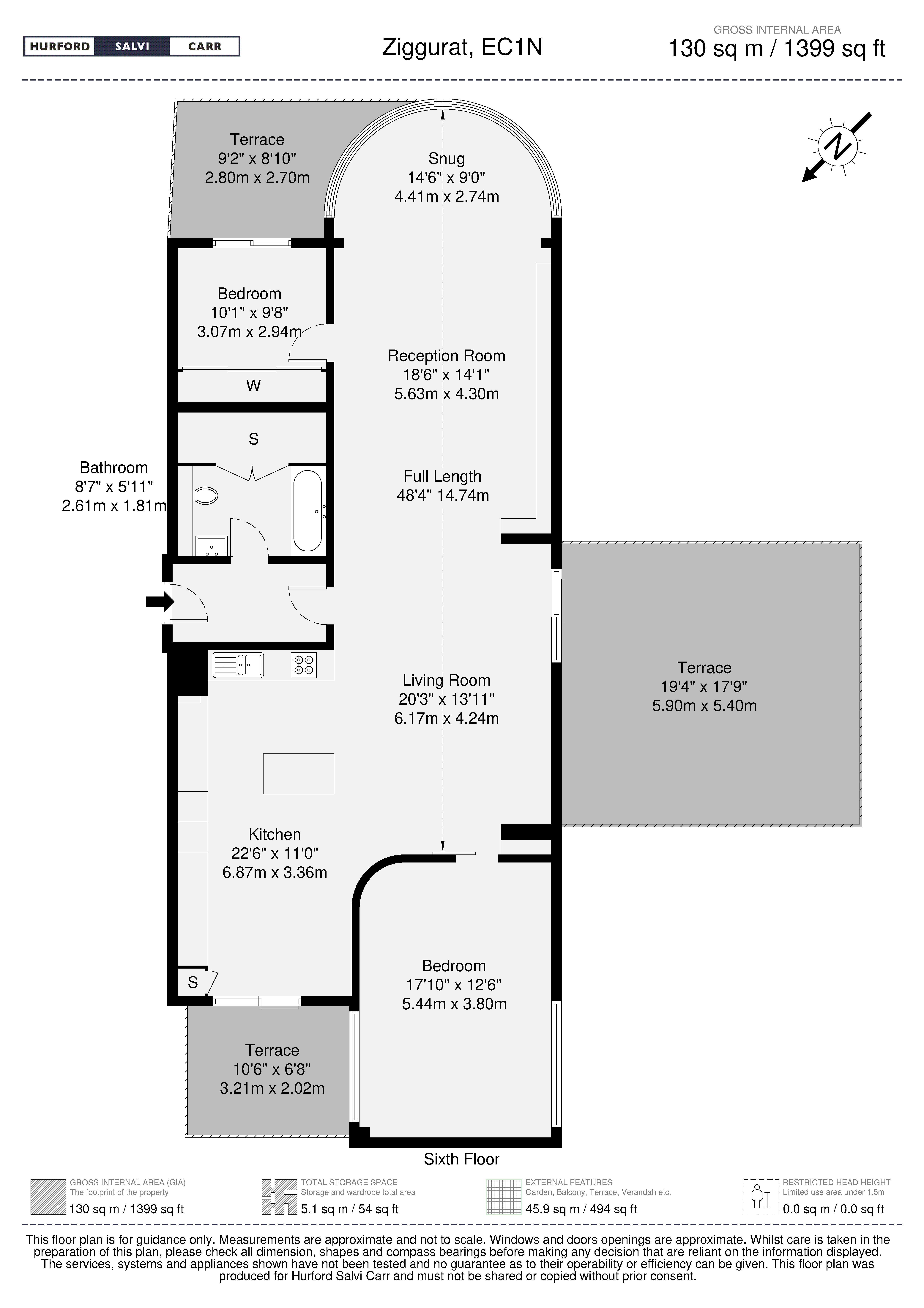 Saffron Hill, London, EC1N floorplan