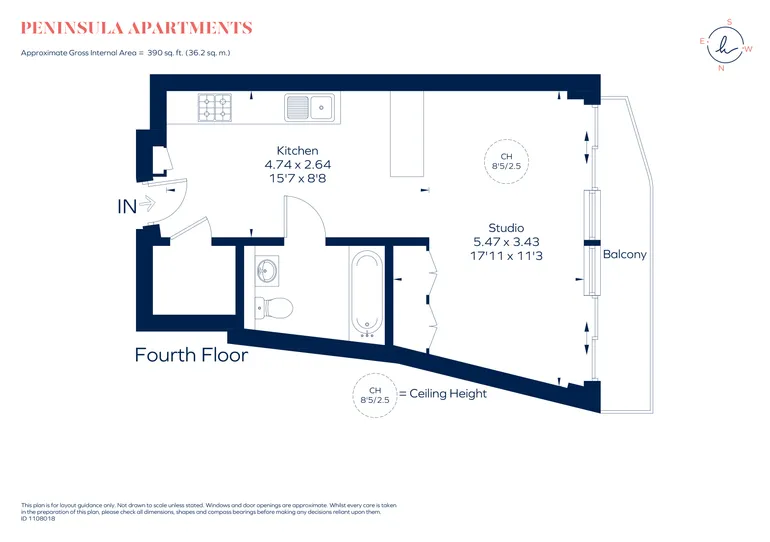 Floorplan 1 for Praed Street, London, W2