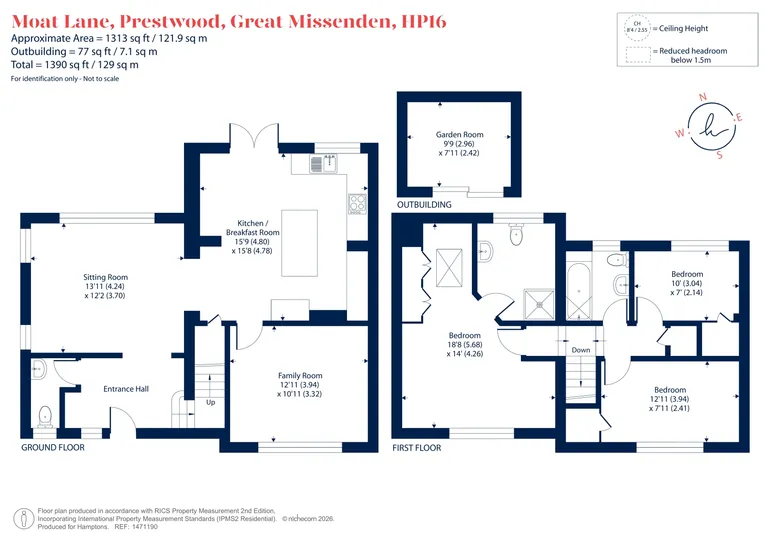 Floorplan 1 for Moat Lane, Prestwood, HP16