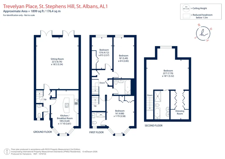 Floorplan 1 for Trevelyan Place, St. Albans, AL1