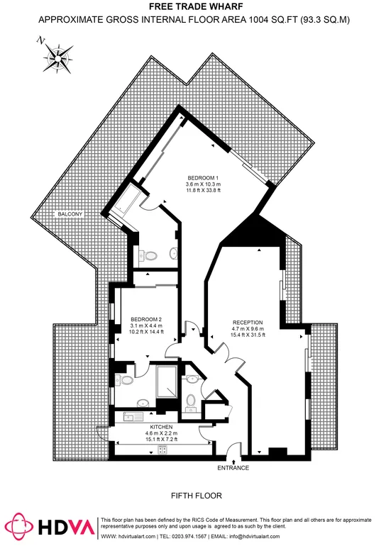 Floorplan 1 for The Highway, London, E1W