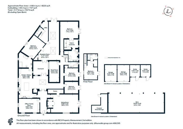 Floorplan 1 for Wotton Underwood, Aylesbury, HP18